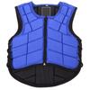 VBESTLIFE Nylon Kids Equestrian Vest, Safety Foam Padded Horse Riding Protective Gear Children's Equestrian Body Protector Blue() view 1