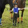 VBESTLIFE Nylon Kids Equestrian Vest, Safety Foam Padded Horse Riding Protective Gear Children's Equestrian Body Protector Blue() view 2