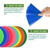 Aryjmz Spot Markers 18 Pcs 10 Inch Non Slip Rubber Floor Markers Flat Field Cones Poly Dots for Soccer Basketball Sports Speed Agility Training and Drills view 3