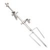 1pc Stainless Steel Fishing Rod Rack Fishing Rod Ground Support Stand Smooth Detachable Design for Easy Storage Multi-Functional view 1