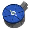 SPLATRBALL Blue 800 Round Drum Magazine view 2