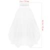 Beaupretty White Veil with Comb Elegant Bridal Veil for Weddings Short Lace for Bride S Special Day view 3
