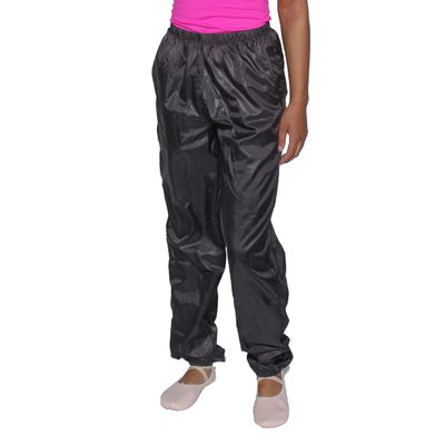 AdiraWear Adult Pocketed Lightweight Ripstop Dance Pants Style AW101A (Charcoal, XS)