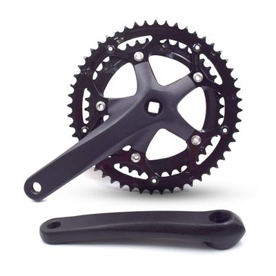 DRIFT MANIAC Crankset 52/42T 130BCD Square Taper for Road Treking 170mm Bike Crank Arm