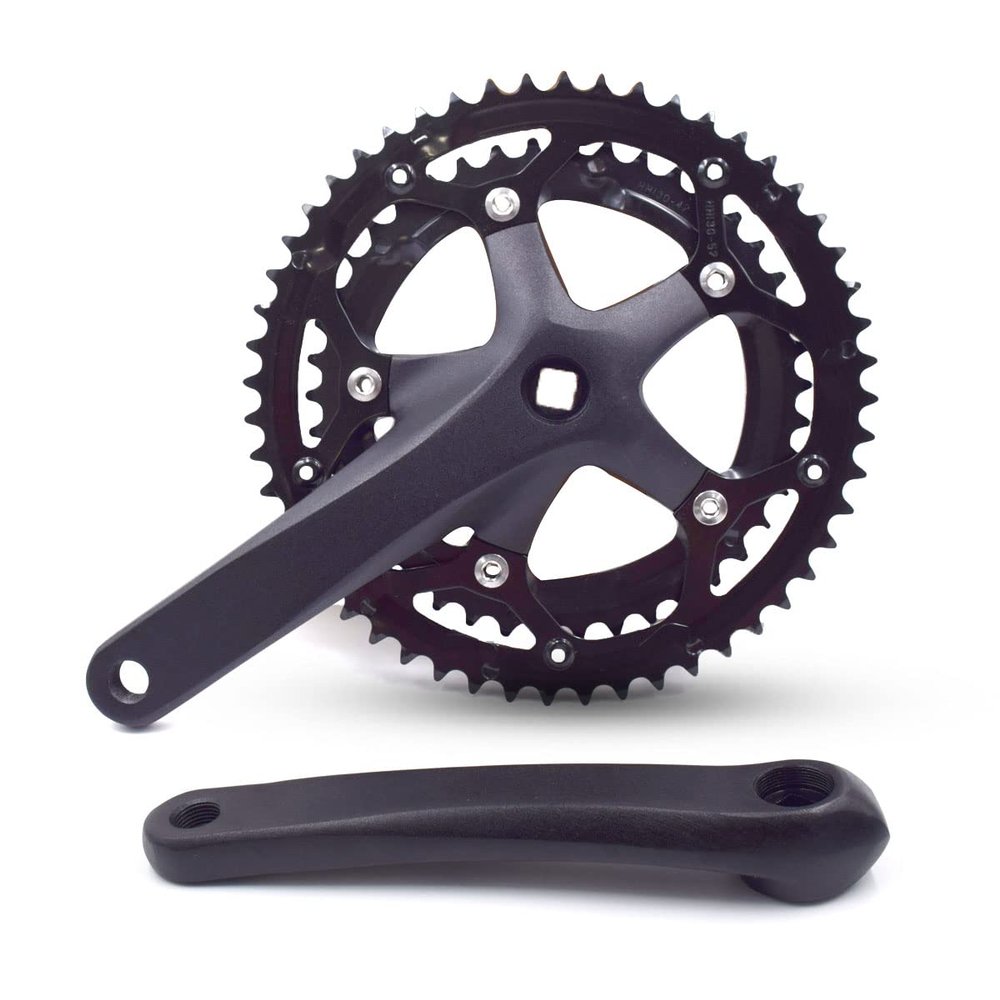DRIFT MANIAC Crankset 52/42T 130BCD Square Taper for Road Treking 170mm Bike Crank Arm