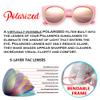 PolarSpex Toddler Sunglasses  Polarized UV Protection Cat Eye Sunglasses with Unbreakable Frame for Girls Age 2-8 view 3