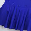 iiniim Kids Big Girls Mesh Splice Figure Ice Skating Dress Ballet Dance Twirling Costume Gymnastic Leotard Skirt Blue 8 Years view 4