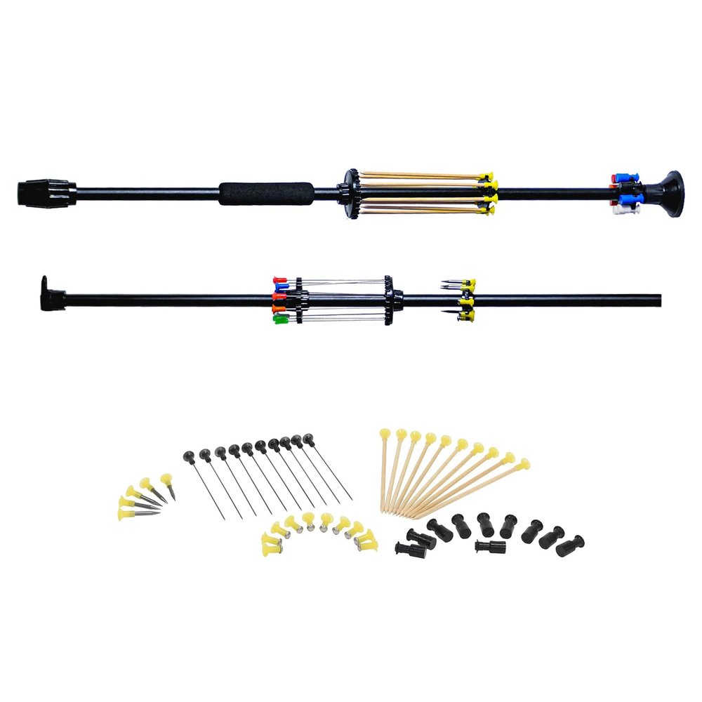 Black Rhino Blowguns 36 Inch 1 Piece 40 Caliber Blowgun Anodize Black Comes with a 40 pc Dart kit