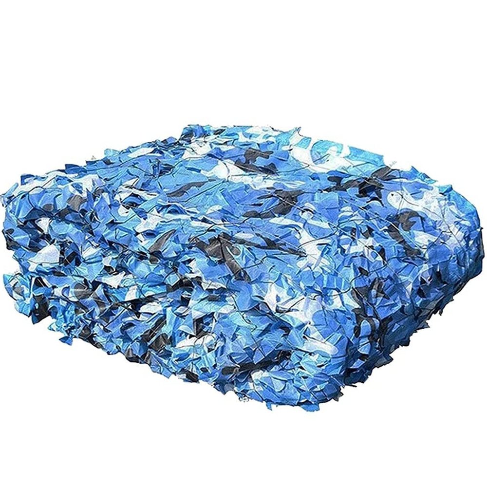Blue Camouflage Net Army Blinds Nets for Decoration Camping Theme Party Military Hunting Shooting 4M,5M,6M,7M,8M,9M,10M