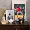 3Pack Baseball Stand Holder Acrylic Baseball Party Decorations Small Ball Display Rack for Baseball, Golf Ball, Softball, Tennis Ball,Thanksgiving Pumpkin Ball,Wooden Eggs,Clear view 4