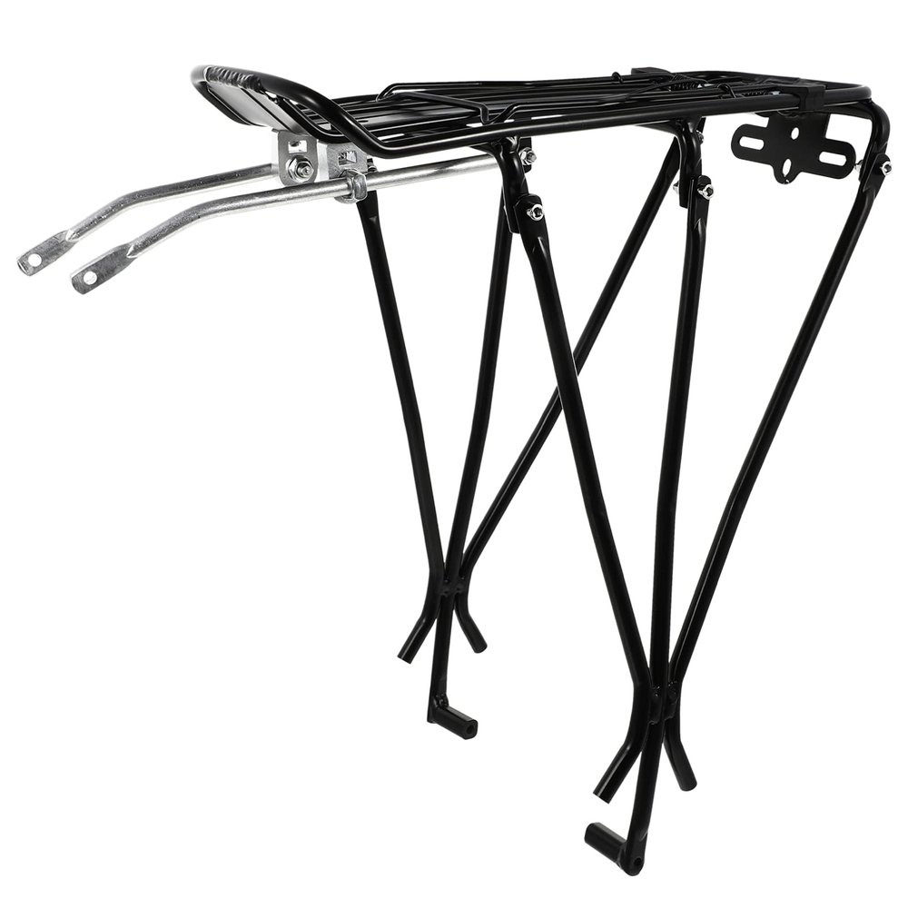 Bike Rear Seat Rack Aluminum Alloy Strong Fits Suvs Mountain Road Folding and Bikes Cargo Rack Rear