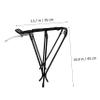 Bike Rear Seat Rack Aluminum Alloy Strong Fits Suvs Mountain Road Folding and Bikes Cargo Rack Rear view 3