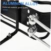 Bike Rear Seat Rack Aluminum Alloy Strong Fits Suvs Mountain Road Folding and Bikes Cargo Rack Rear view 4