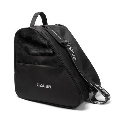 EALER Ice Hockey Skates Shoulder and Top Handle Carry Bag Anti-cut Bottom and Clothes&Protective Gear Compartment-Black
