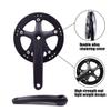 DRIFT MANIAC Bike Crankset 42T 130BCD 170mm Crank Arm Set Square Taper for City Folding Bicycle view 4