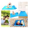 Automatic Inflatable Beach Blanket Wear-Resistant Picnic Blanket Portable Picnic Mat Suitable for Camping Beach Family Party (Color : Blue) view 4