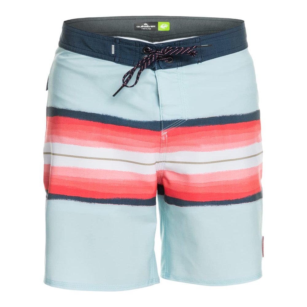 Quiksilver Boys' Surfsilk Resin Tint YTH 17 Boardshort Swim Trunk Bathing Suit, Blue Grey, 30/16