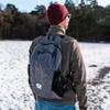 4Monster Hiking Daypack,Water Resistant Lightweight Packable Backpack for Travel Camping Outdoor (Silver, 24L) view 4
