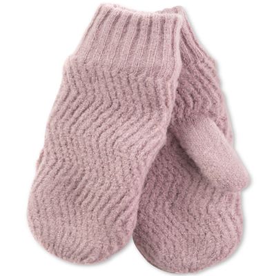 Inc Chevron-Knit Mittens