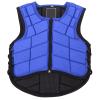 VBESTLIFE Nylon Kids Equestrian Vest, Safety Foam Padded Horse Riding Protective Gear Children's Equestrian Body Protector Blue(CM) view 1