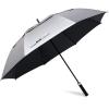 G4Free 54 Inch UV Protection Golf Umbrella Auto Open Vented Double Canopy Oversize Extra Large Windproof Sun Rain Umbrellas (Silver/Black) view 1