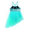 YONGHS Toddler Girls Ballet Dance Leotard Tutu Skirt Ballerina Dress Tie Dye Summer Skirted Romper Mint Green 4 view 4