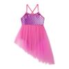 YONGHS Toddler Girls Ballet Dance Leotard Tutu Skirt Ballerina Dress Tie Dye Summer Skirted Romper Pink 4 view 3