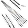 AMEYXGS 6/12 Pcs 34 Inch Archery Carbon Arrows 400 Spine Hunting Compound Arrows with 4 Turkey Feather Target Practice Arrow for Compound and Recurve Bow (White, 12 pcs) view 1