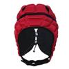 Homeo Rugby Helmet Headguard, Soft Football Helmet, Padded Headgear Flag Headguards Shell for Child Youth Adults, Goalkeeper Soccer Goalie Red 19-21 inch view 2