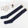 Fatu Fashion Womens Thigh High Socks Lace Boot Socks Knee High Socks Warmer Lace Trim Long Stocking for Cosplay (Dark Blue), FT285 view 3