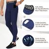 Queerier Mens Compression Pants Workout Leggings Baselayer Cool Dry Running Tights for Sports Yoga view 3