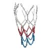 1pc Basketball Net Heavy Duty Chain Net for Courts Mesh Design for Schools Parks and Community Use view 1