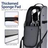 Partage Golf Travel Bag with Wheels,Golf Travel Case for Airlines, 600D Heavy Duty Oxford -Gray view 4