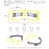 SooGree Professional Sports Goggles Glasses Men Women Racquetball Basketball Football Sport Eyewear Protective Glasses Anti-fog Shock Collision Lens Replaceable (Yellow Frame White Pad) 8068 view 2
