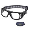 Professional Sports Goggles Glasses Men Women Racquetball Basketball Football Sport Eyewear Protective Glasses Anti-fog Shock Collision Lens Replaceable (Black Frame Black Pad) 8068 view 1