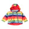 Freebily Kids Boys Girls Long Sleeve Zipper Up Colorful Rainbow Striped Print Outerwear Jackets Coat Fall Casual Wear Rainbow 12-18 Months view 1
