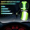 Simket Led Reflective Vest Running Gear, High Visibility Reflective Running Gear Rechargeable Adjustable Led Running Vest, Safety Night Running Gear for Men Women view 2
