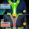 Simket Led Reflective Vest Running Gear, High Visibility Reflective Running Gear Rechargeable Adjustable Led Running Vest, Safety Night Running Gear for Men Women view 4
