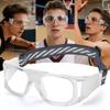 Professional Sports Goggles Glasses Men Women Racquetball Basketball Football Sport Eyewear Protective Glasses Anti-fog Shock Collision Lens Replaceable (Transparency Frame White Pad), 8068 view 3