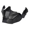 Steel Mesh Camo Tactical Mask Half Face Paintball Airsoft Masks (Color : MA-95-BK) view 1