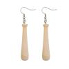 Sports Game Baseball Earrings Asymmetrical 3D Ball Softball Bat Earrings Clip On Non-piercing Jewelry for Women Cute Player Cheer Leader Accessories-bat hook view 1