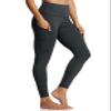 ZUTY 7/8 Workout Leggings for Women High Waisted Leggings with Pockets Squat Proof Yoga Ankle Leggings Plus Size 25" X Side Line Grey 4XL view 1