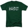 MSU Spartans Michigan State Official Camo Unisex Adult T Shirt,Hunter Green, 3X-Large view 1