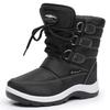 Apakowa Kids Boys Insulated Fur Winter Warm Snow Boots Toddler/Little Kid view 1