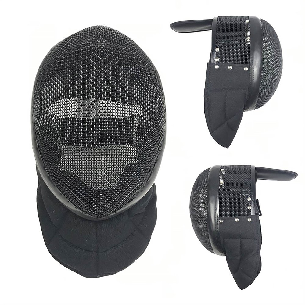 DLGF Fencing Coach Mask, Helmet, 1600N Certified National Grade Masque, Fencing Gear for Child and Adult Fencer