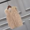 ZHICHUANG Girls Faux-Fur Jacket Coat Winter Thick Warm Fashion Cool Vest Clothes, Brown, 2-3T view 3