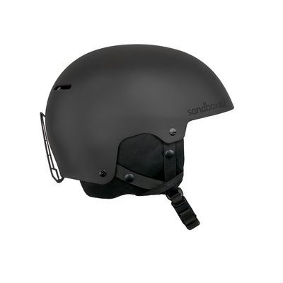 Sandbox Unisex Matte Icon Snow Helmet, Black, S