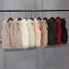ZHICHUANG Girls Faux-Fur Jacket Coat Winter Thick Warm Fashion Cool Vest Clothes, Pink, 6-7 Years view 2