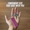Guard Dog Security Mini Stun Gun Keychain Bling It On, Powerful Stun Gun for Women Self Defense with LED Flashlight, USB Rechargeable, Rhinestone and Compact Design view 3