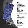 Guard Dog Security Mini Stun Gun Keychain Bling It On, Powerful Stun Gun for Women Self Defense with LED Flashlight, USB Rechargeable, Rhinestone and Compact Design view 2